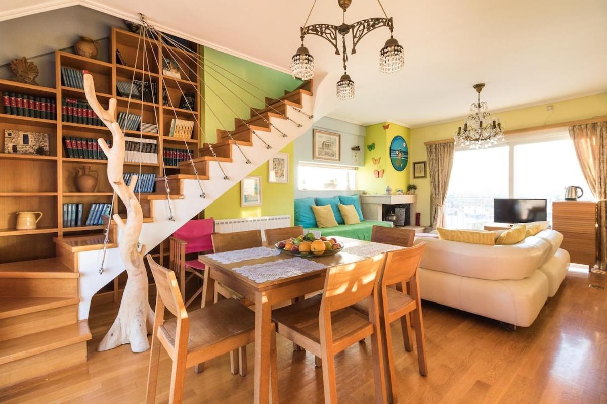 A Luxury Maisonette With Sea View Piräus Exterior foto